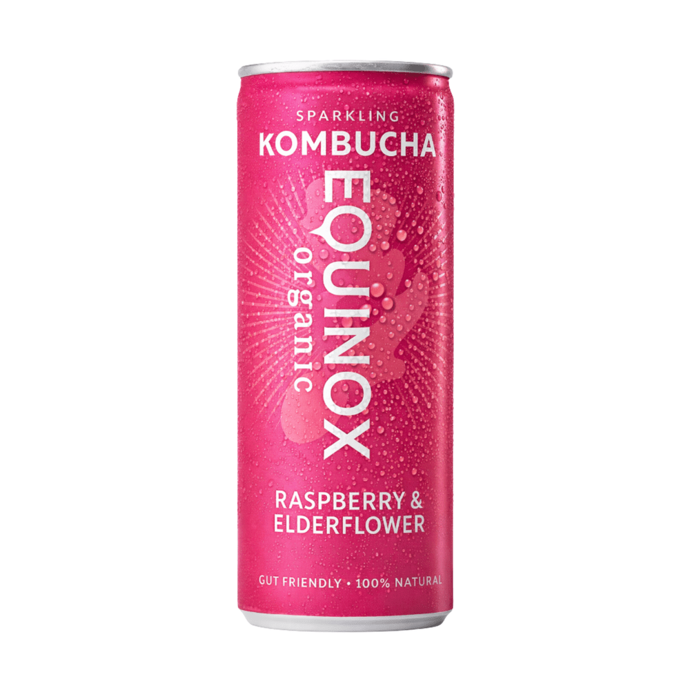 Equinox Biologische Kombucha Frambozen Vlierbloesem