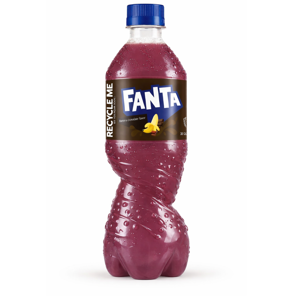 Fanta Bottle China Banaan Chocolade