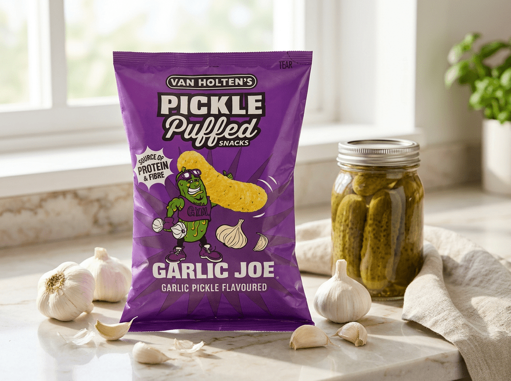 Van Holten's Augurk Gepofte Snacks Knoflook Joe