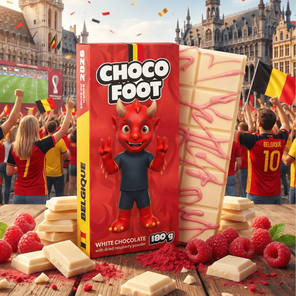 Choco Foot België Chocolade met frambozensmaak