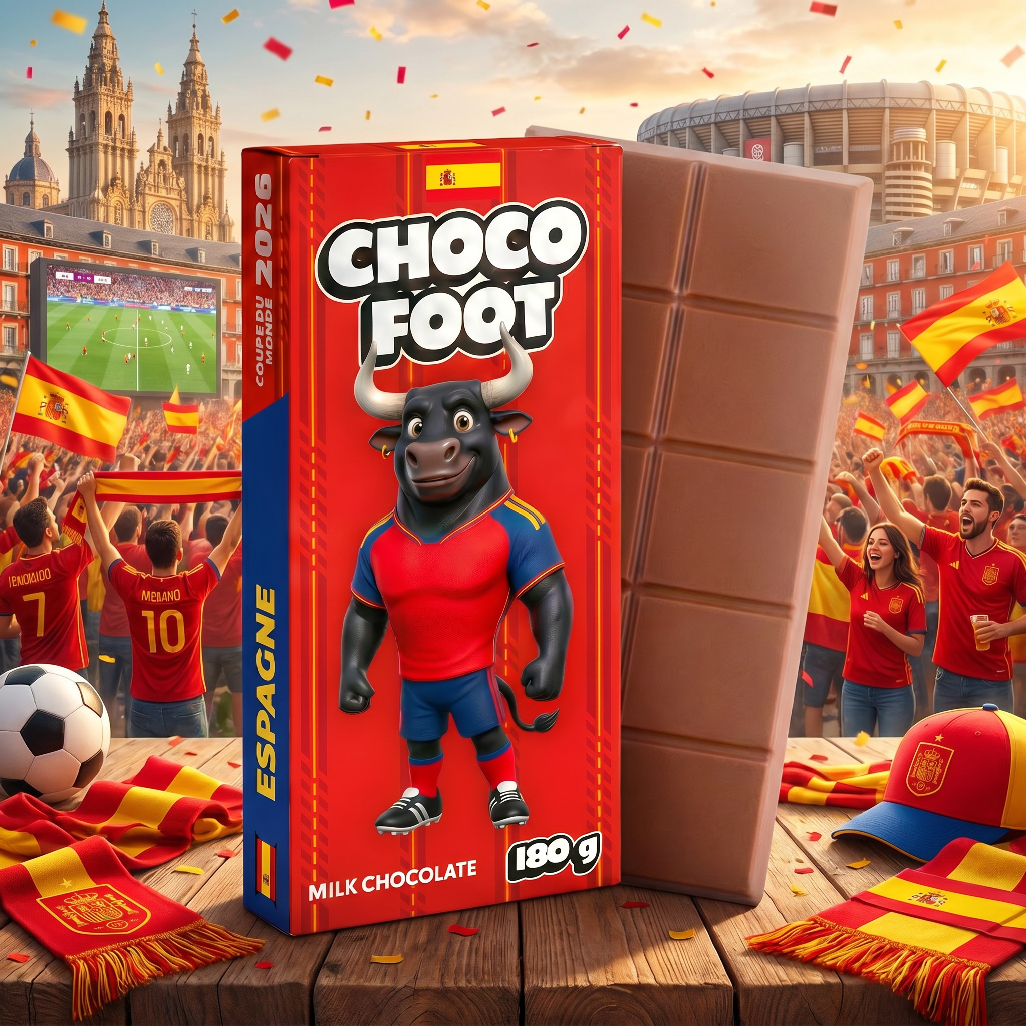 Choco Foot Spain Milk Chocolate