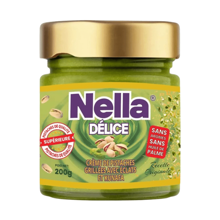 Nella Délice Geroosterde pistachepasta met Kadaif