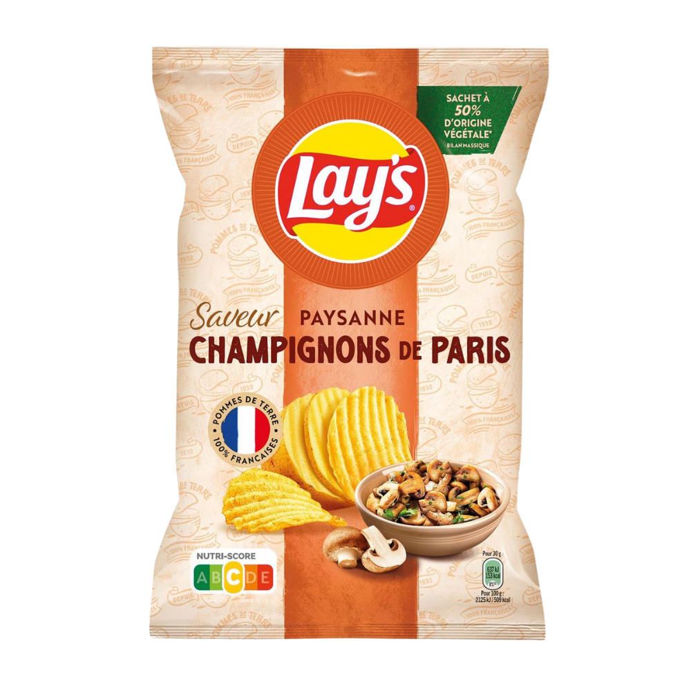 Lay's Paysanne Mushrooms from Paris - My American Shop