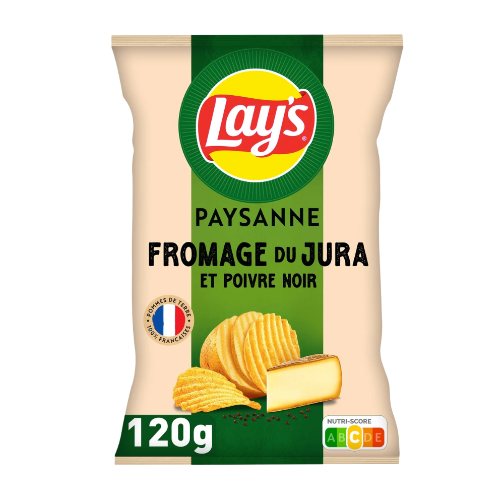 Lay's Paysanne Jura Cheese & Black Pepper - My American Shop