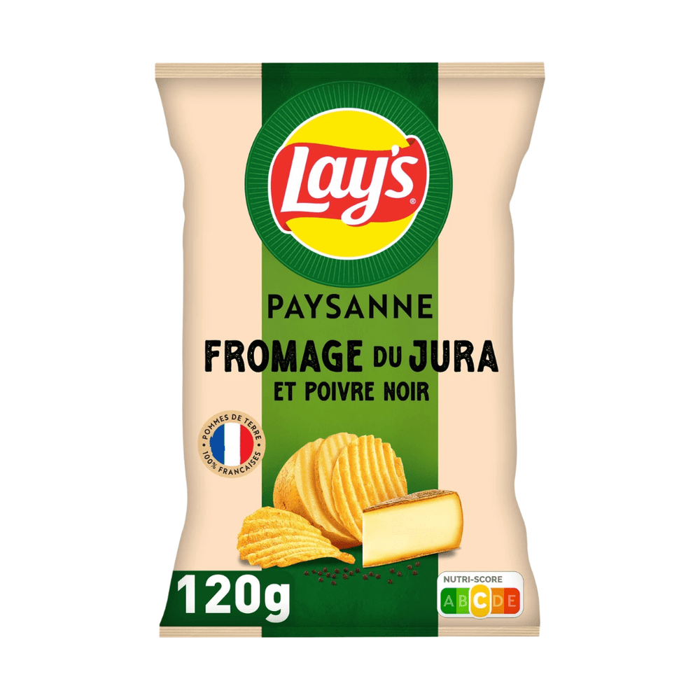 Lay's Paysanne Jura Cheese & Black Pepper - My American Shop