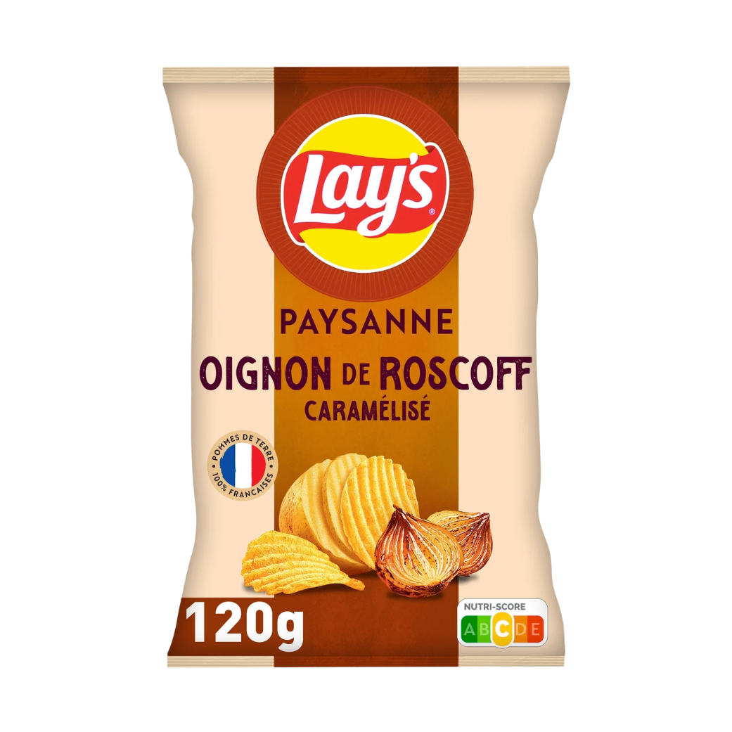 Lay's Paysanne gekarameliseerde Roscoff-ui