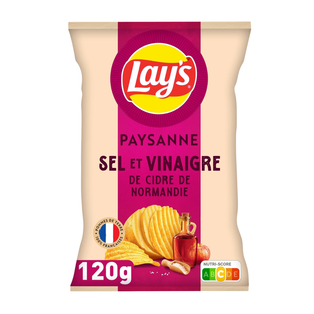 Lay's Paysanne Sea Salt & Normandy Cider Vinegar - My American Shop