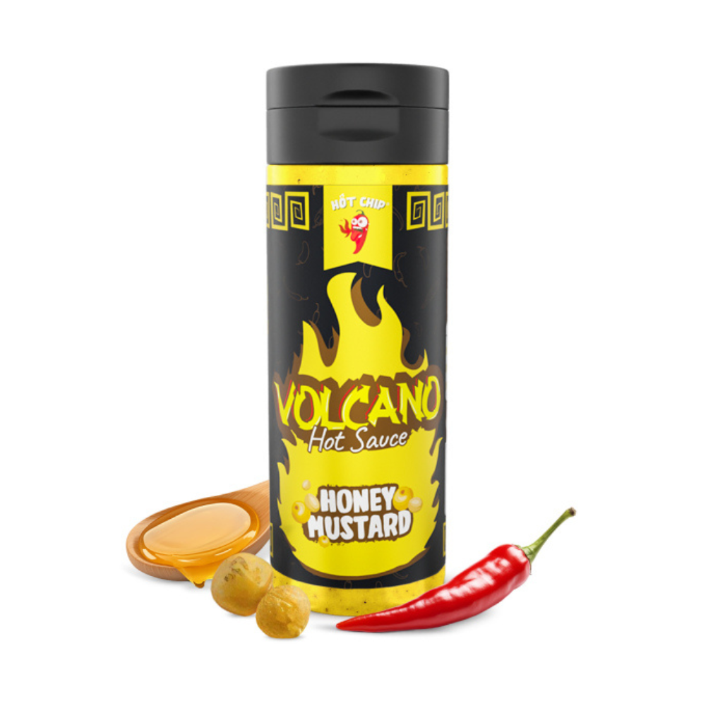 Hot Chip Volcano Chilli Mustard With Honey Hot Sauce - My American Shop