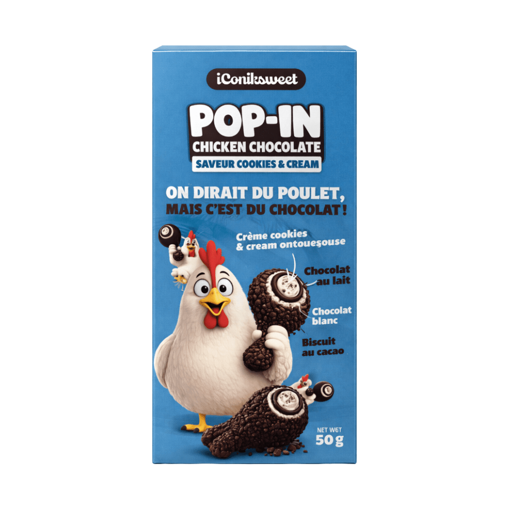 Iconiksweet Pop-In Kipkoekjes Crème