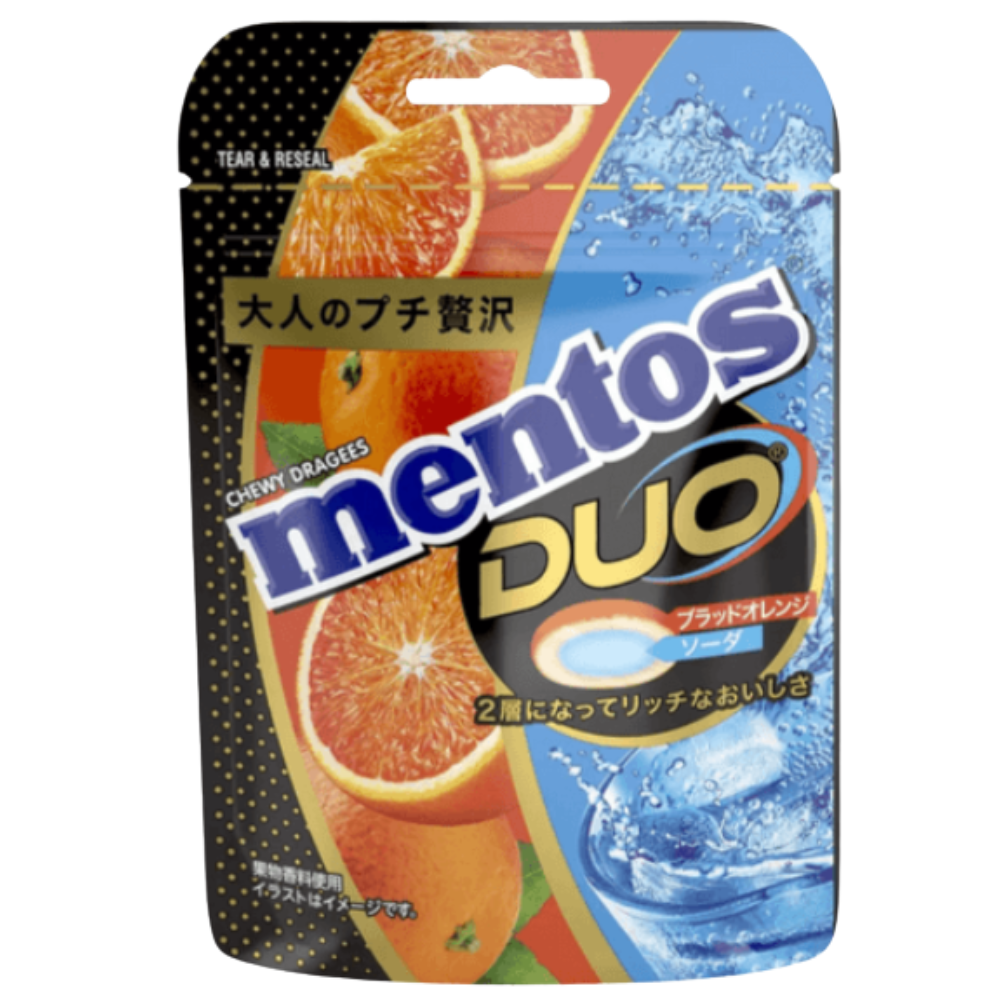 Mentos Duo Soft Candy Blood Orange & Soda - My American Shop