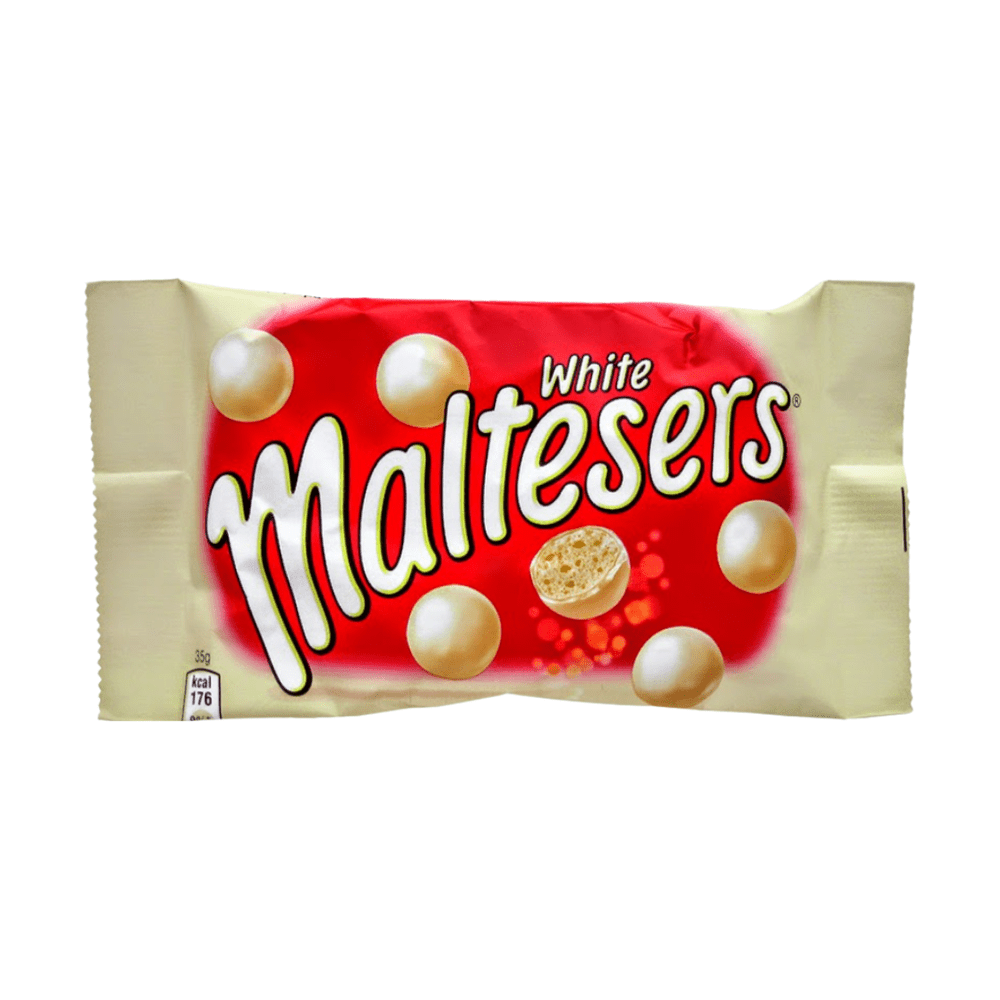 Maltesers witte chocoladetas