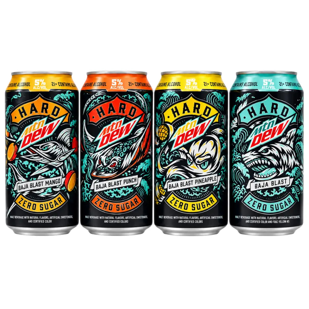 Mountain Dew Baja Blast-mix 5% alcohol