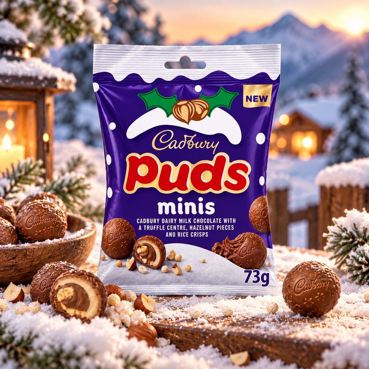 Cadbury Dairy Milk Mini Puds-chocoladezak