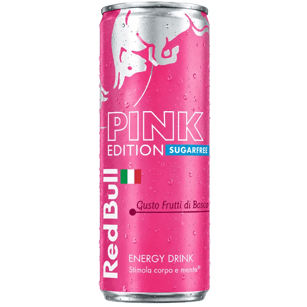 Red Bull Energy Pink Edition Wild Berry zonder suiker