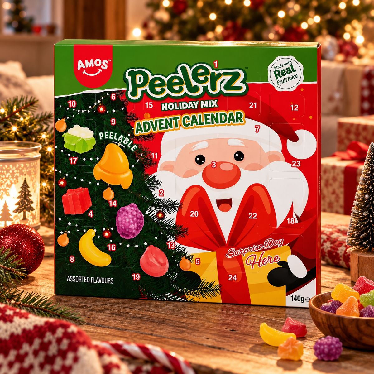 Amos Peelerz-snoepmix-adventskalender