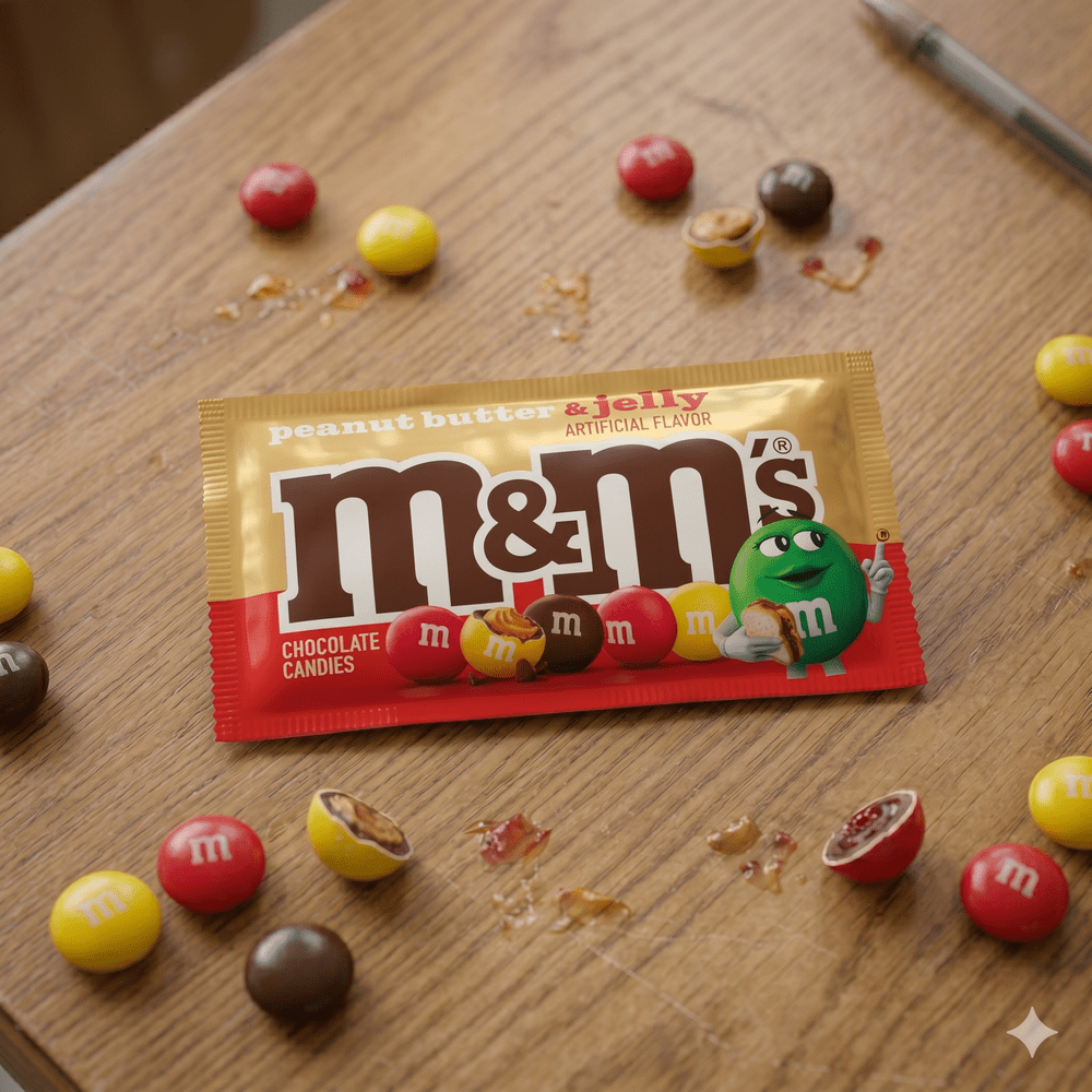 M&M's Pindakaas &  Geleismaak
