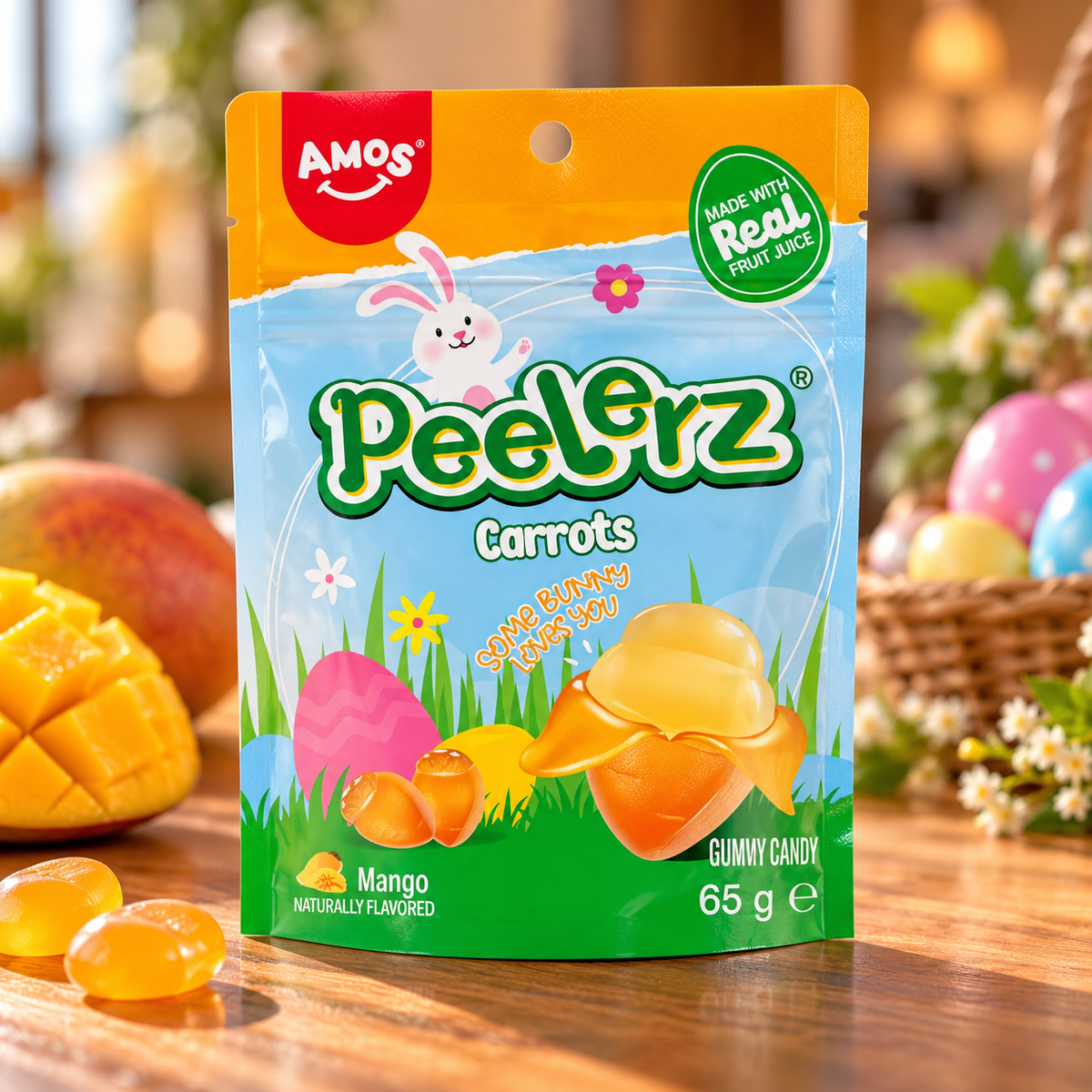 Candy Amos Peelerz Gummy Wortelen Pasen