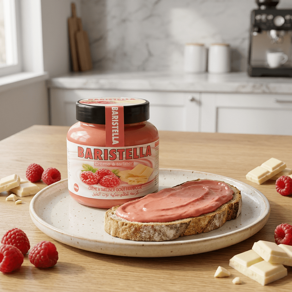 Baristella Frambozenwitte chocoladecrème