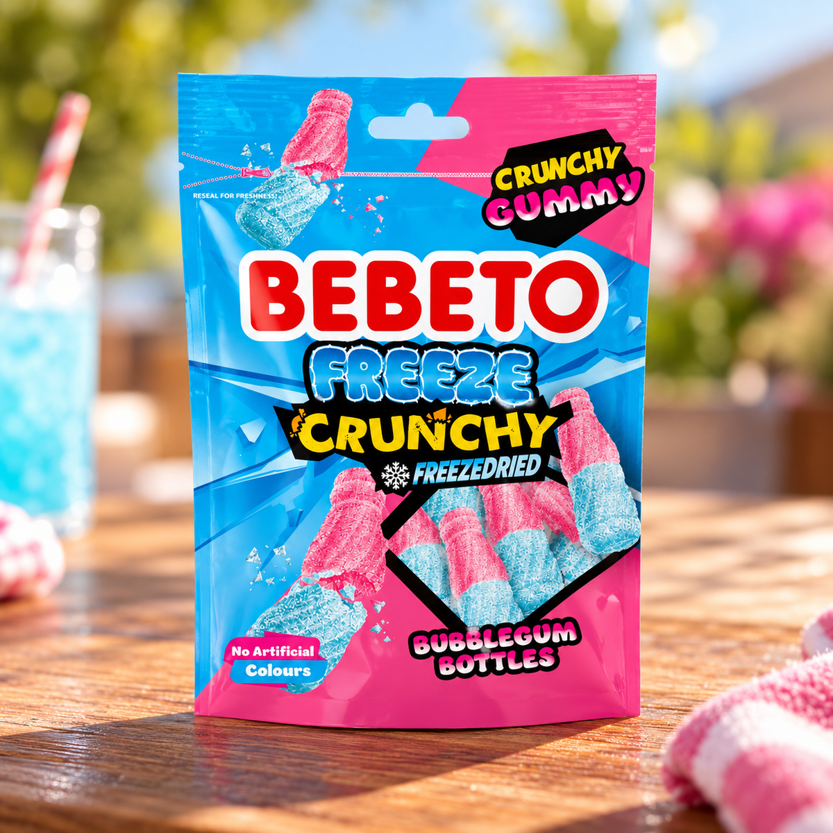 Bebeto Freeze Crunchy Kauwgom
