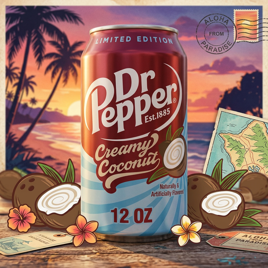 Dr Pepper Romige Kokosnoot