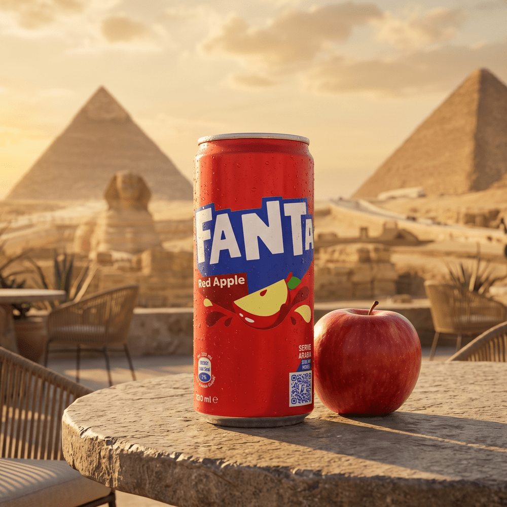 Fanta Egypte Rode Appel