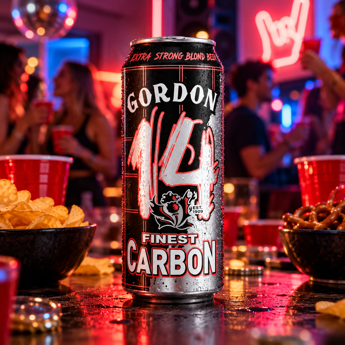 Gordon’s Finest Carbon 14% alcohol