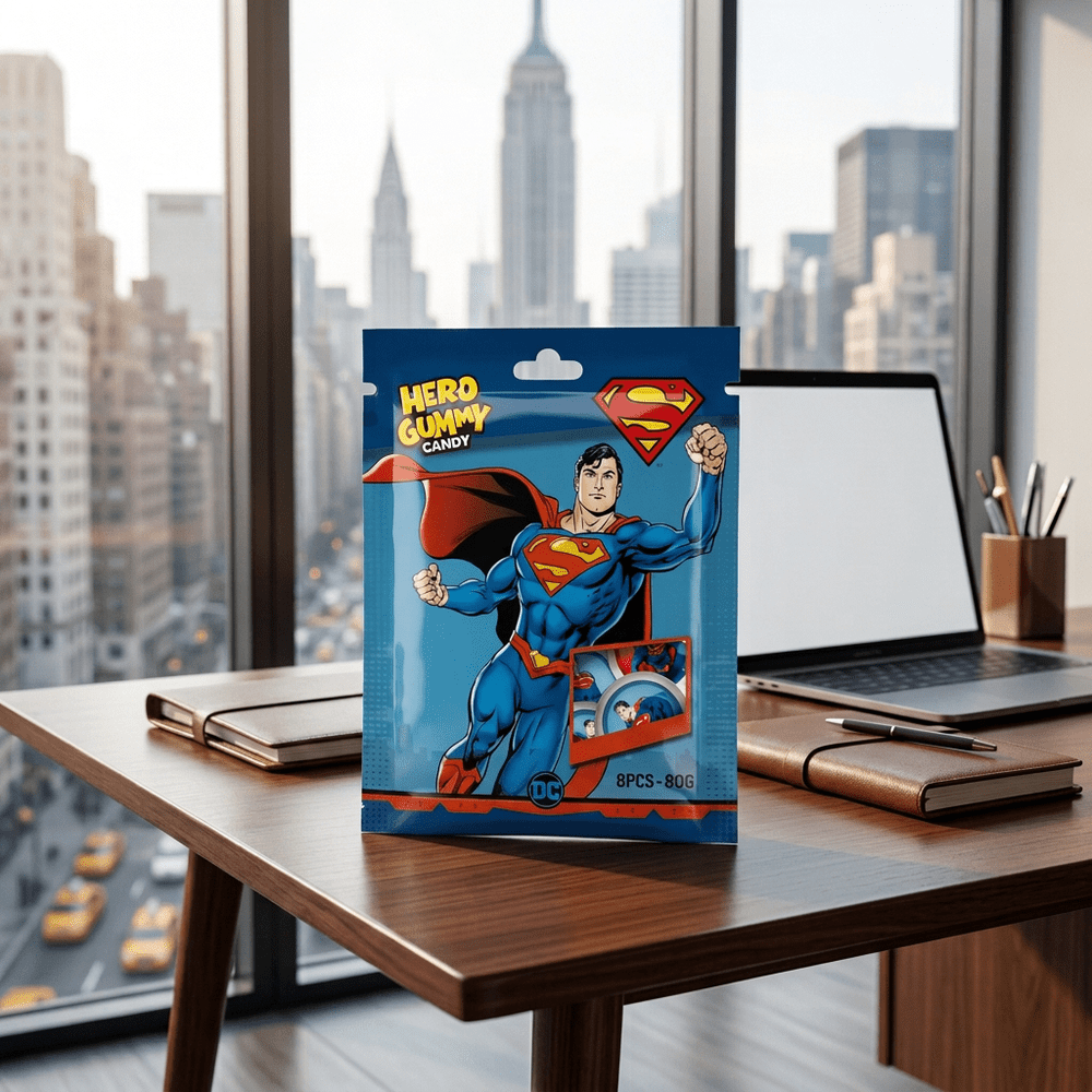 Held Gummy Superman