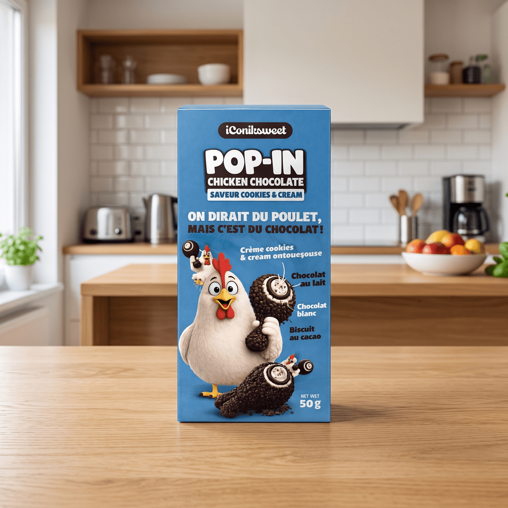 Iconiksweet Pop-In Kipkoekjes Crème