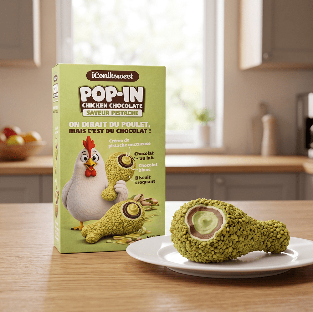 Iconische zoete pop-in kip-pistache