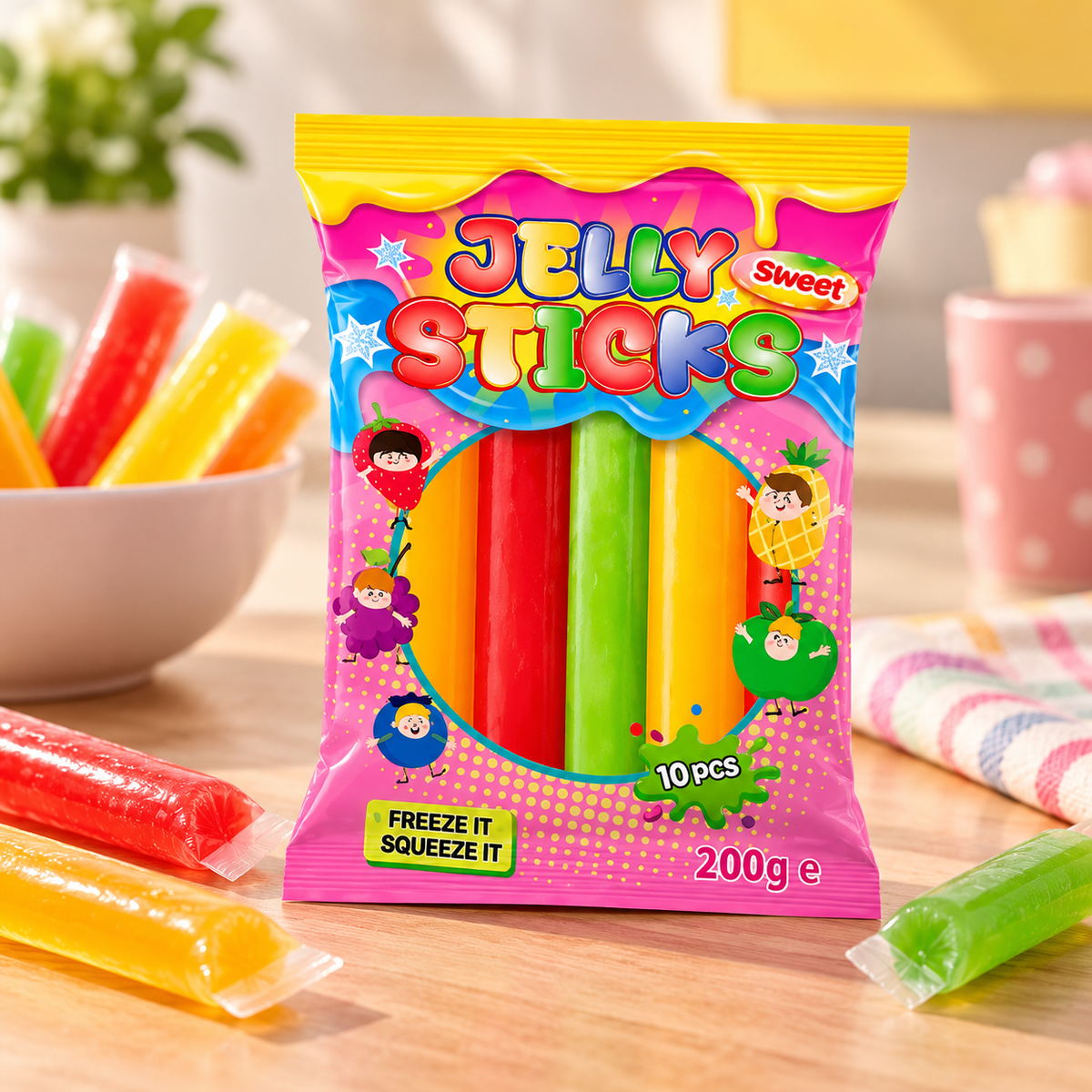 Zoete Jelly Sticks