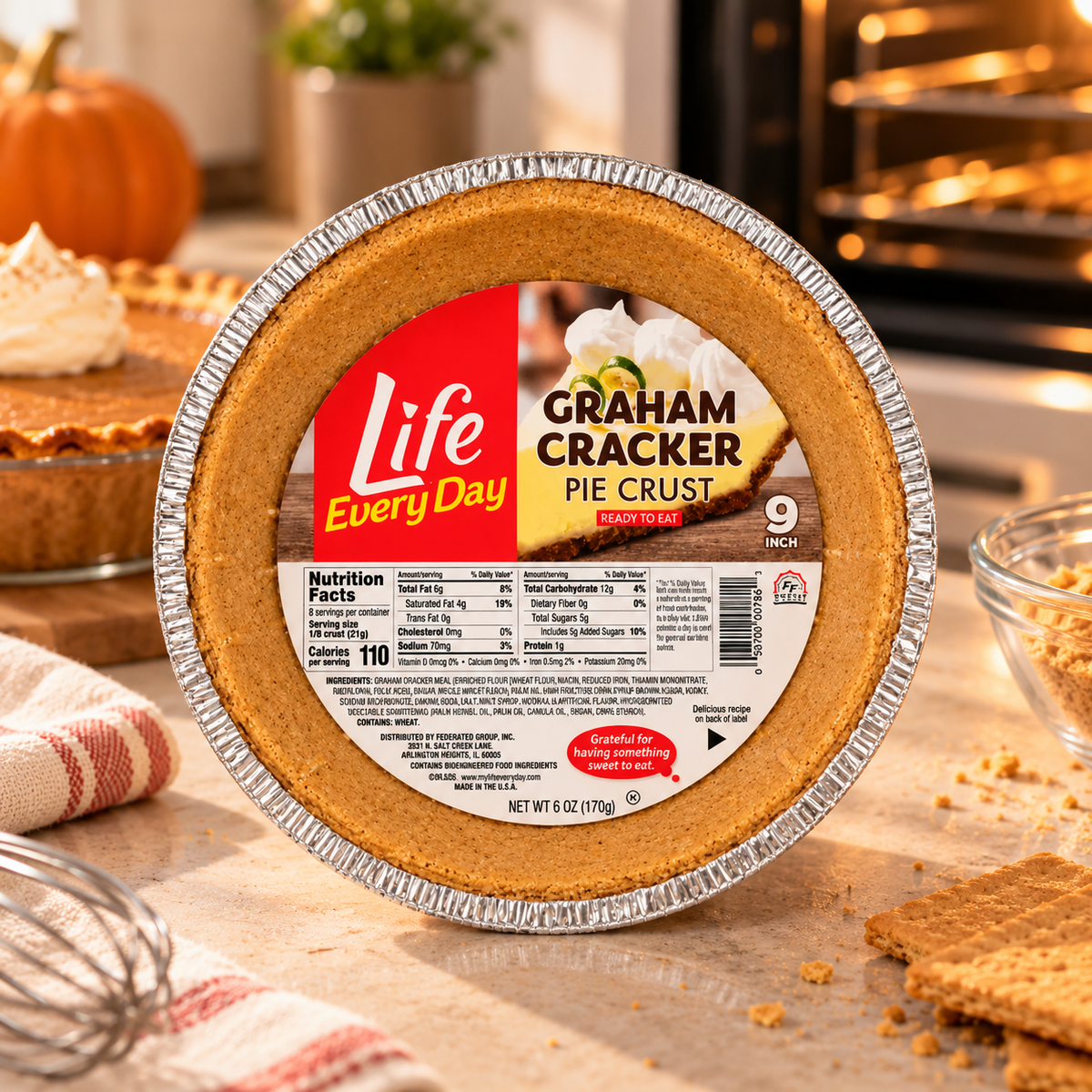 Life Every Day Graham cracker-taartbodem