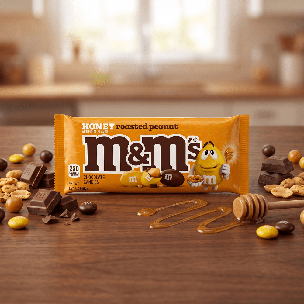 M&M's Honinggeroosterde pindamelkchocolade