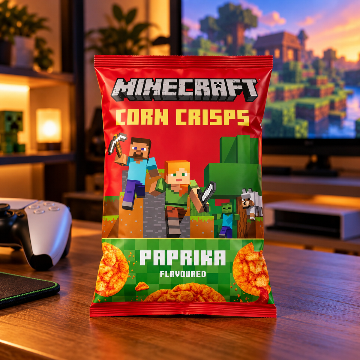 Minecraft-maïschips Paprika