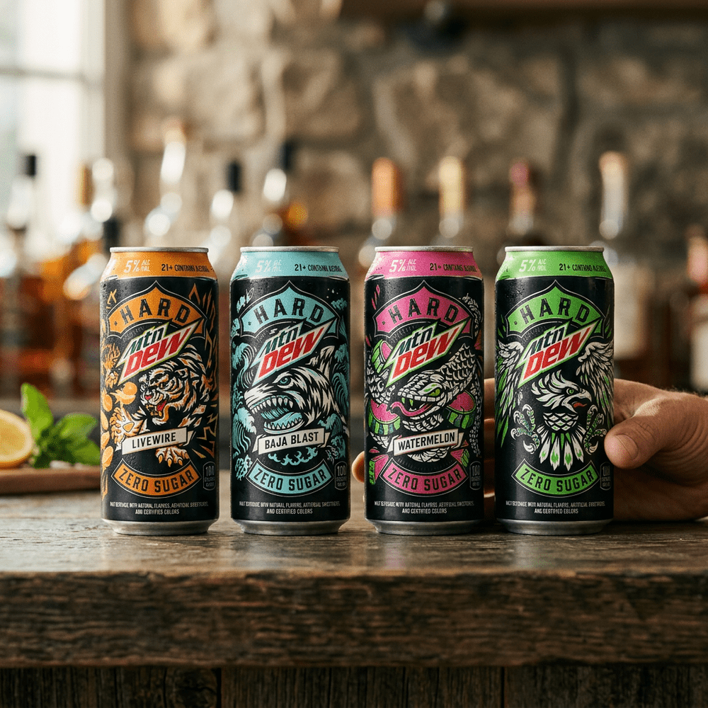 Mountain Dew Hard Mix boisson alcoolisée 5%