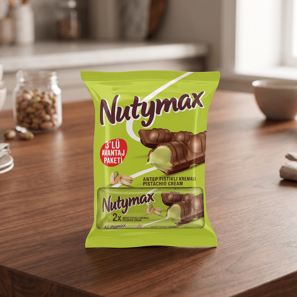 Nutymax Wafel Met Pistachecrème x 3
