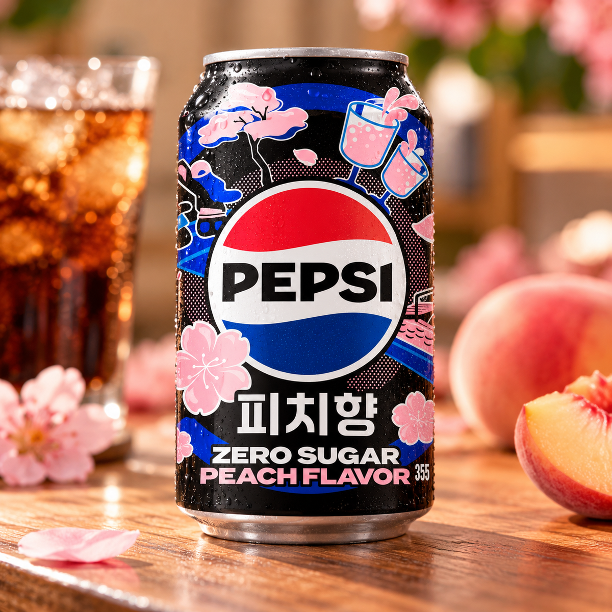 Pepsi Zero Sugar-perzik