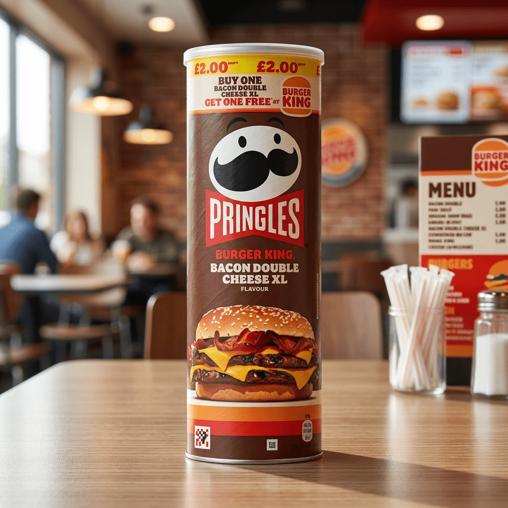 Pringles Burger King Bacon Dubbel Kaas XL