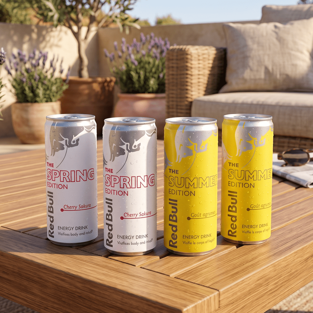 Red Bull Cherry Sakura en Summer Edition Citrus 4-pack
