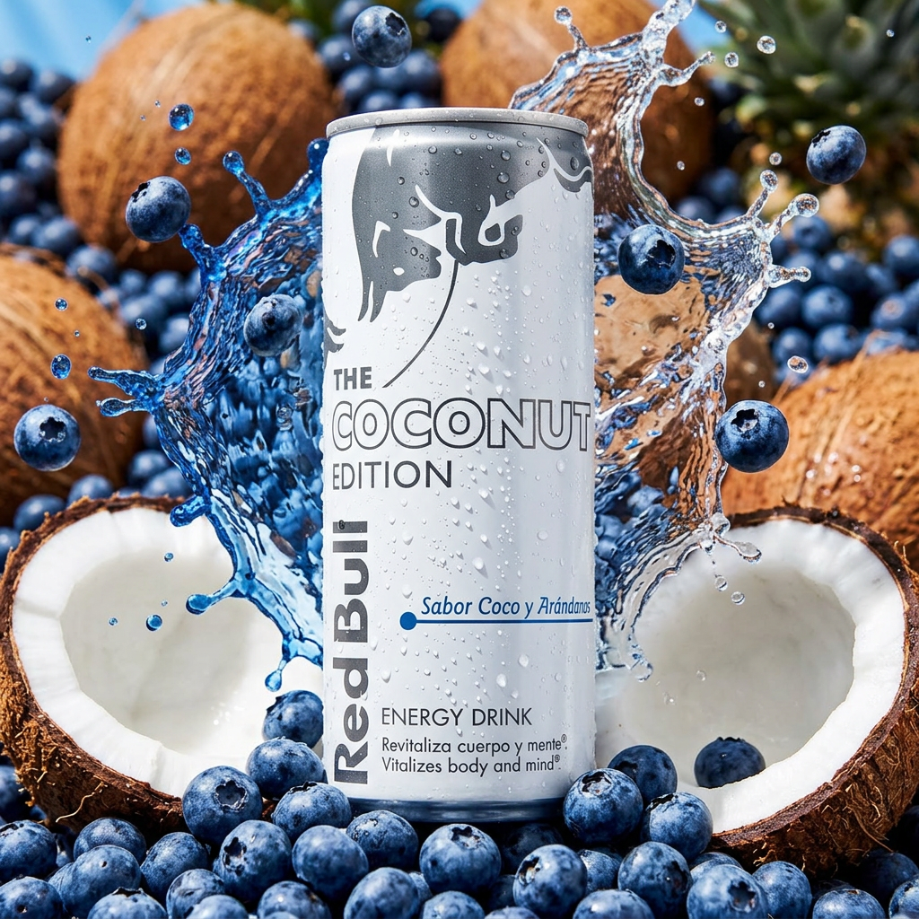 <tc>Red Bull</tc> Energiedrank Witte Editie Coco &  Bosbes
