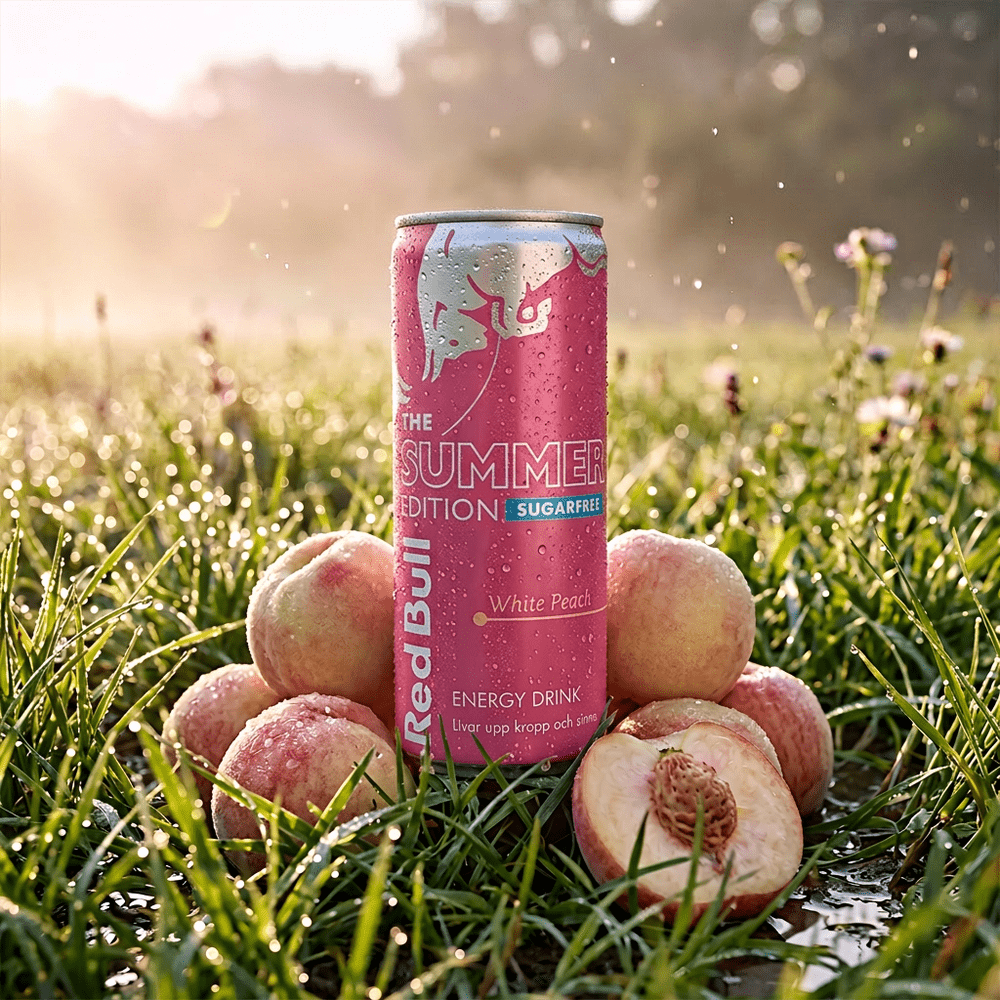 <tc>Red Bull</tc> Energiedrank Zomereditie Suikervrije Witte Perzik