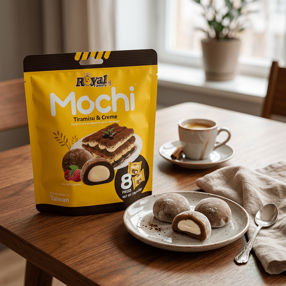 Koninklijke Familie Mochi Kleine Crème & Tiramisu