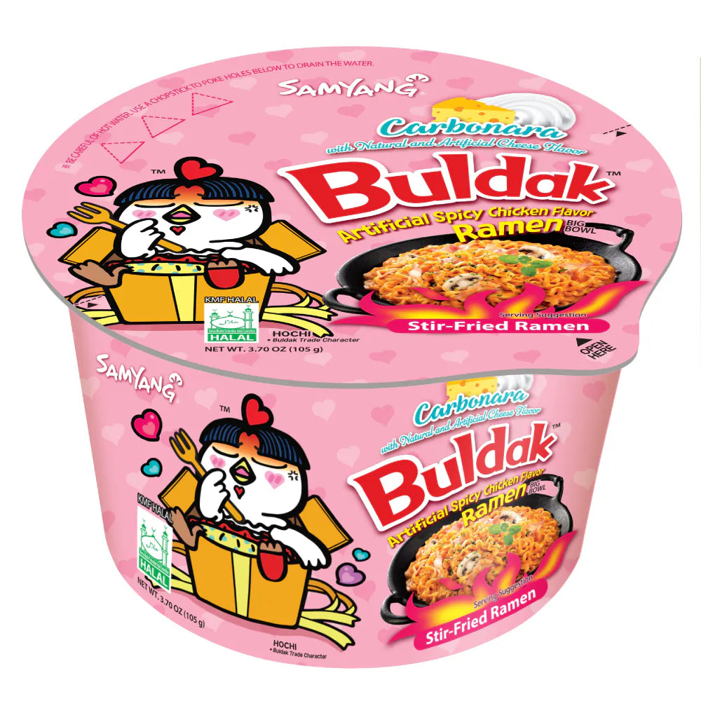 Samyang Ramen Bowl Hete Kip Carbo Groot