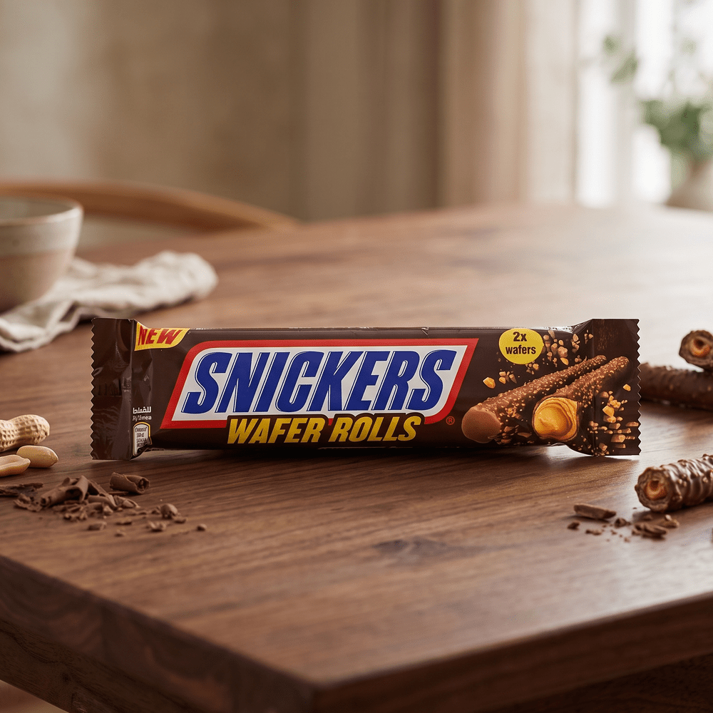 Snickers wafelbroodjes