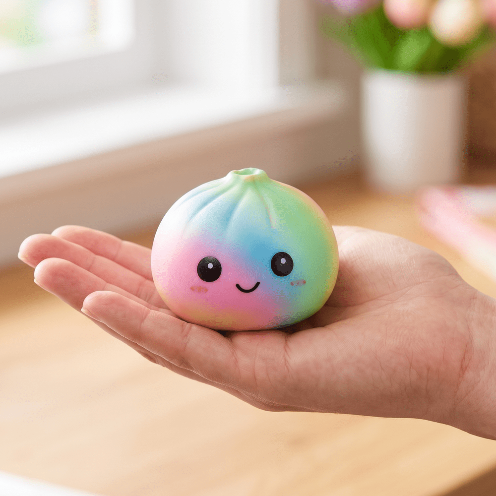 Squishy Bun Speeltje Regenboog S