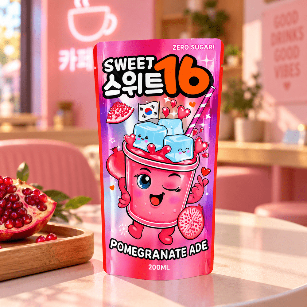 Sweet16 granaatappelade zonder suiker