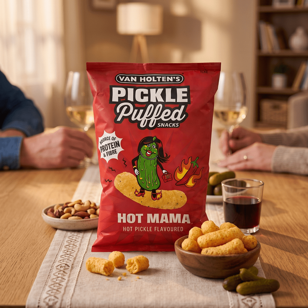 Van Holten's Augurk Gepofte Snacks Hot Mama