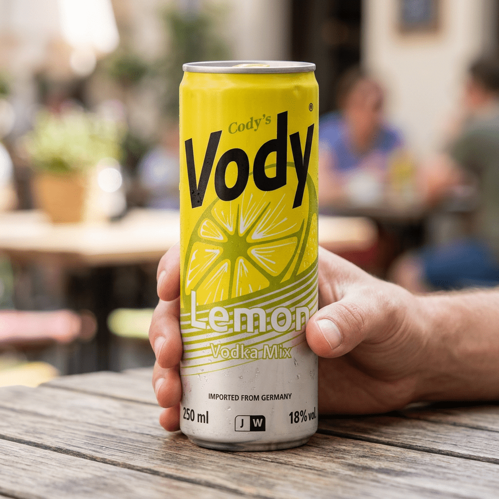 Vody Vodka Mix Lemon 18% canette saveur citron 250 ml