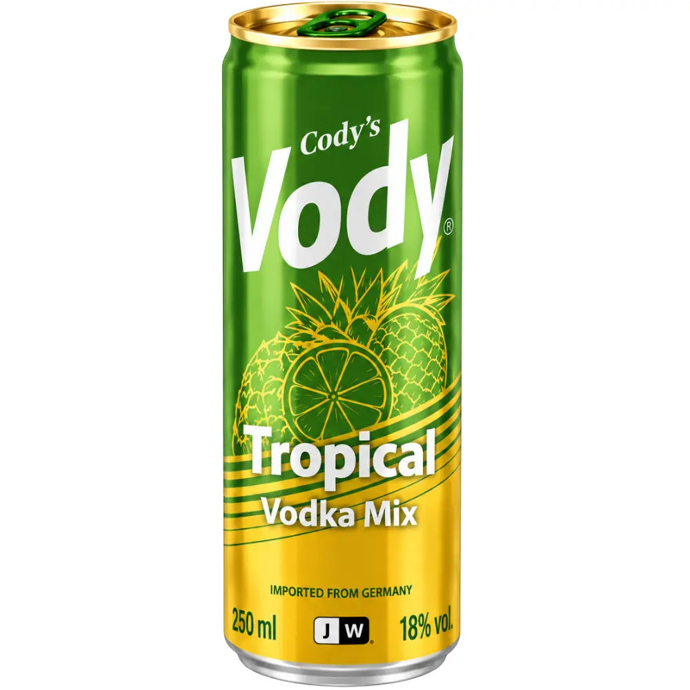 Vody Vodka Mix Tropical 18% canette 250 ml