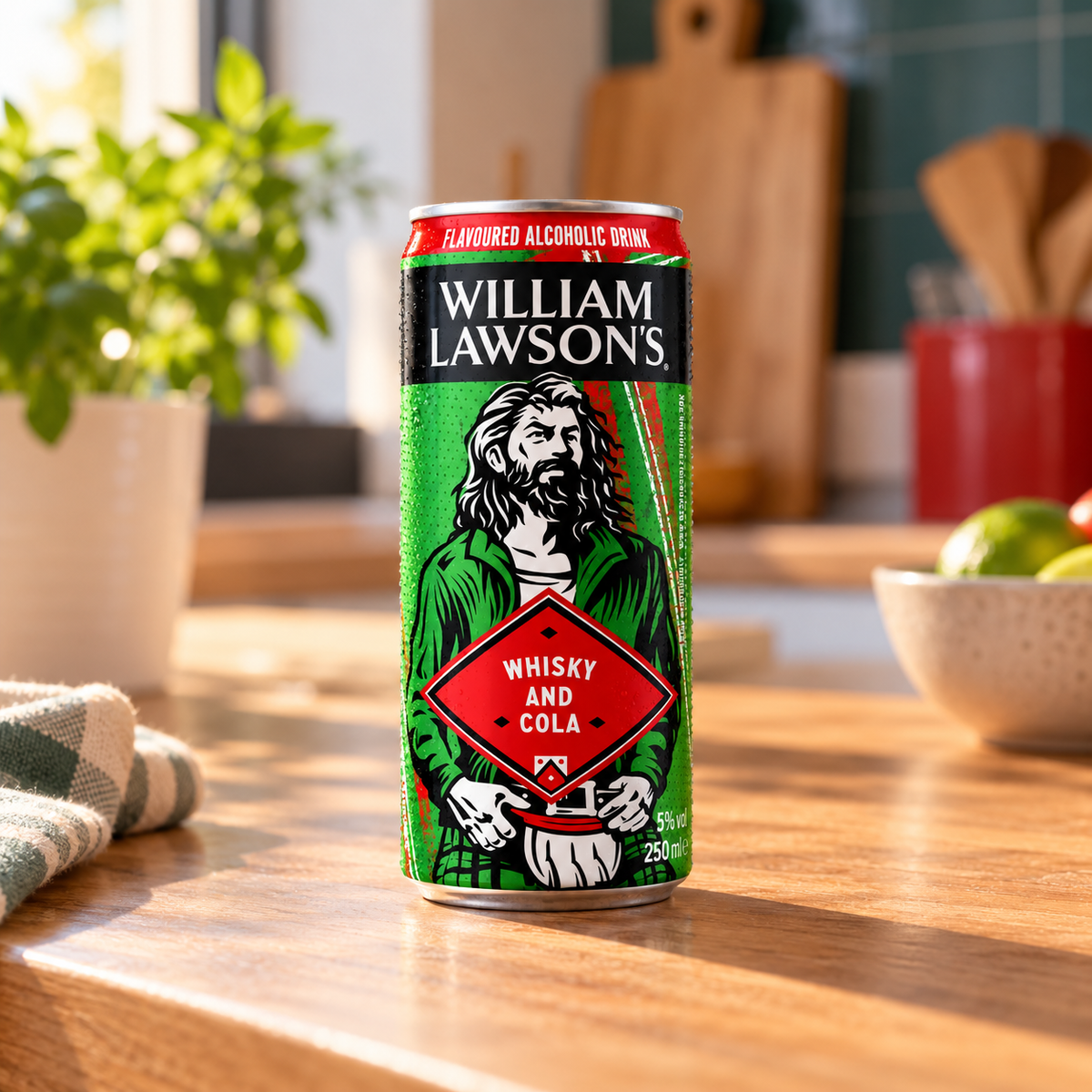 William Lawson's Whisky en Cola 5% alcohol