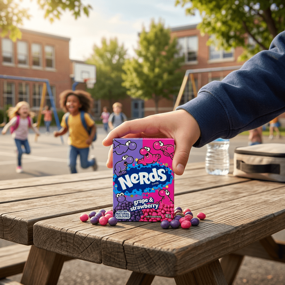 Wonka Nerds Druif Aardbei Klein